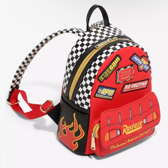 Loungefly Disney Pixar Cars Lightning McQueen Rust-eze
Light-up Mini Backpack - Picture 3 of 6